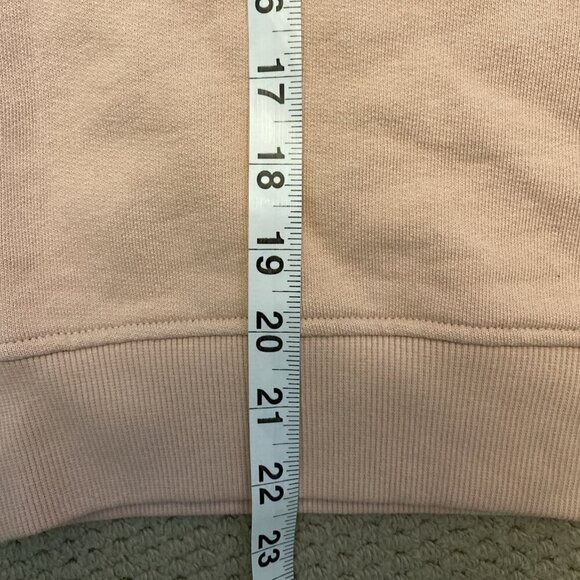 Pact Pink Pale Mauve Downtime Long Sleeve Crewneck Sweatshirt Size Small NEW - Picture 7 of 7